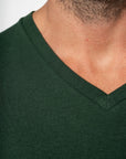 T-Shirt col V 100% Coton - Homme