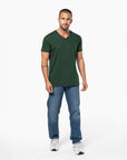 T-Shirt col V 100% Coton - Homme