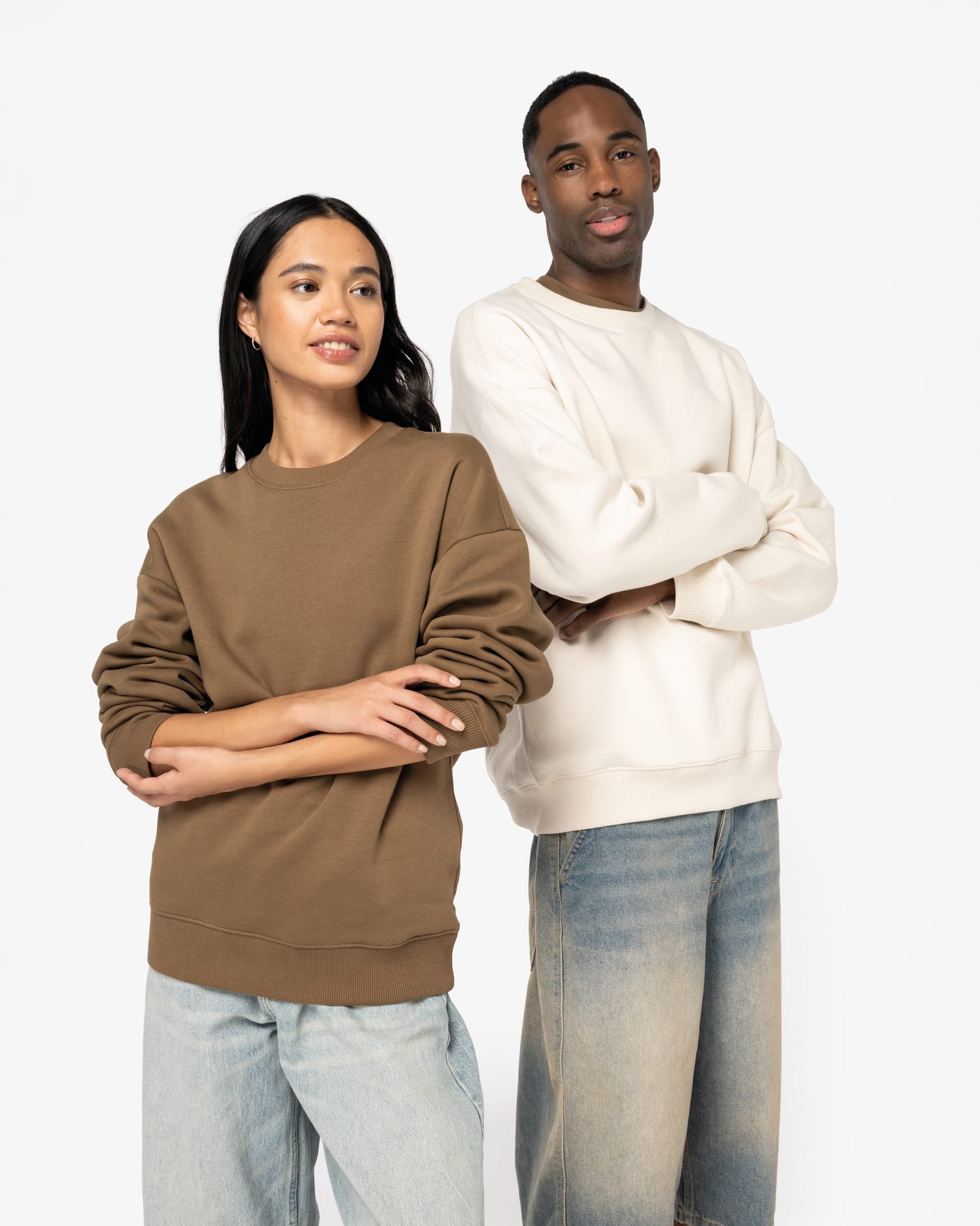 Sweat-shirt Oversize à Col Roulé