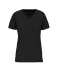 T-Shirt col V 100% Coton - Femme