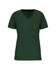 T-Shirt col V 100% Coton - Femme