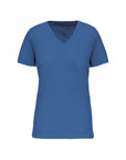 T-Shirt col V 100% Coton - Femme