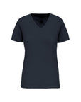 T-Shirt col V 100% Coton - Femme