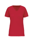 T-Shirt col V 100% Coton - Femme
