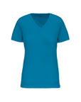 T-Shirt col V 100% Coton - Femme