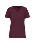 T-Shirt col V 100% Coton - Femme