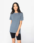 T-Shirt délavé 100% Coton - Femme