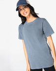 T-Shirt délavé 100% Coton - Femme