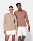 T-Shirt délavé manches longues Made in Portugal - Unisexe