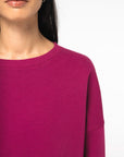 Sweat-Shirt col rond Oversize crop - Femme