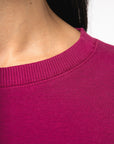 Sweat-Shirt col rond Oversize crop - Femme