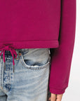 Sweat-Shirt col rond Oversize crop - Femme
