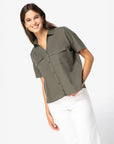 Chemise Oversize en Lyocell - Femme