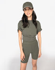 Short côtelé en Coton Bio - Femme