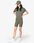 Short côtelé en Coton Bio - Femme