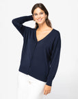 Cardigan épaules tombantes en Lyocell - Femme