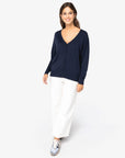 Cardigan épaules tombantes en Lyocell - Femme