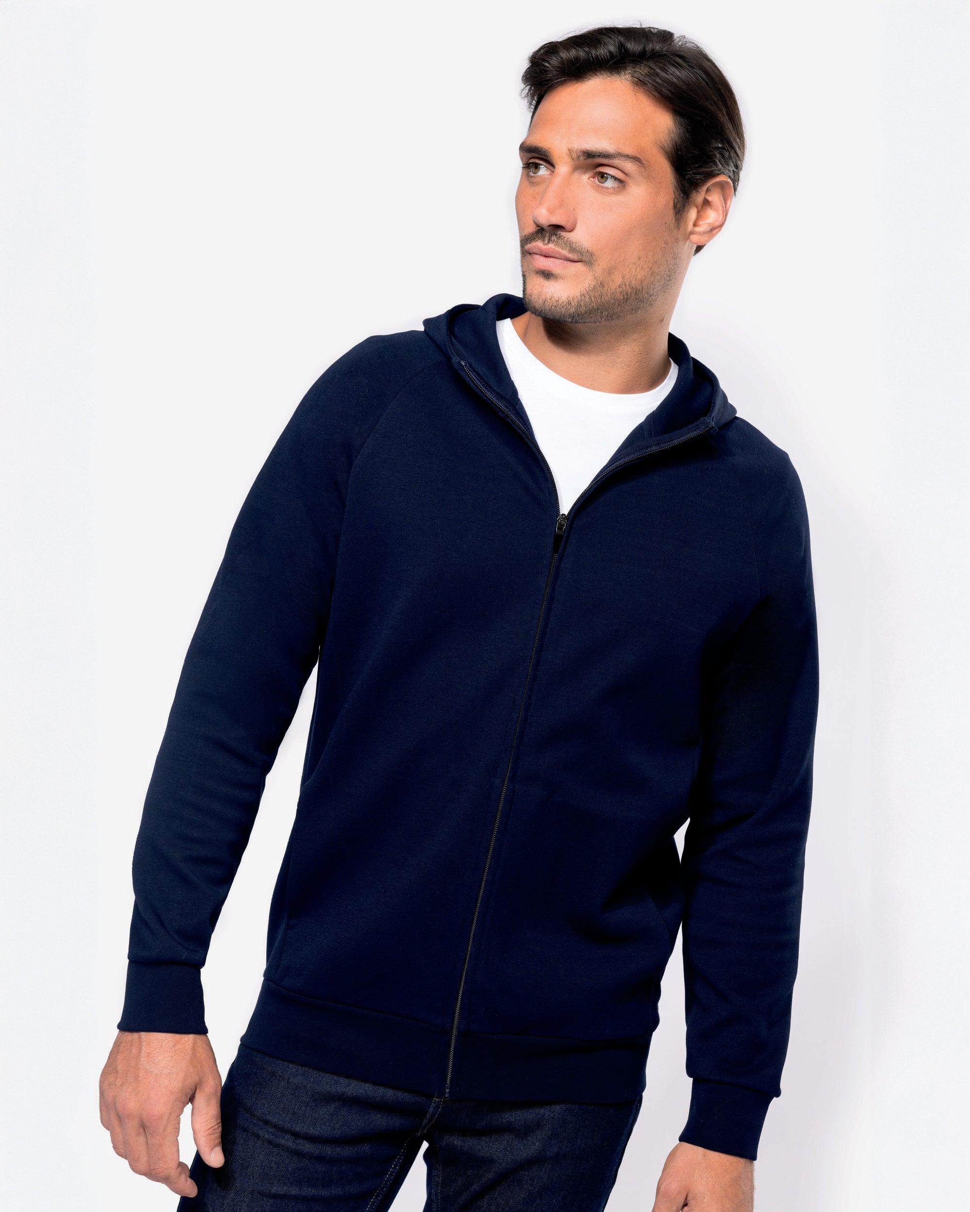 Veste homme maille fantaisie zippée – Fabriquée au Portugal Veste homme maille fantaisie zippée – Fabriquée au Portugal