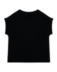 T-Shirt manches à revers 100% Coton - Femme