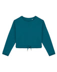 Sweat-Shirt col rond Oversize crop - Femme