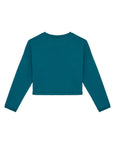 Sweat-Shirt col rond Oversize crop - Femme