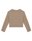 Sweat-Shirt col rond Oversize crop - Femme
