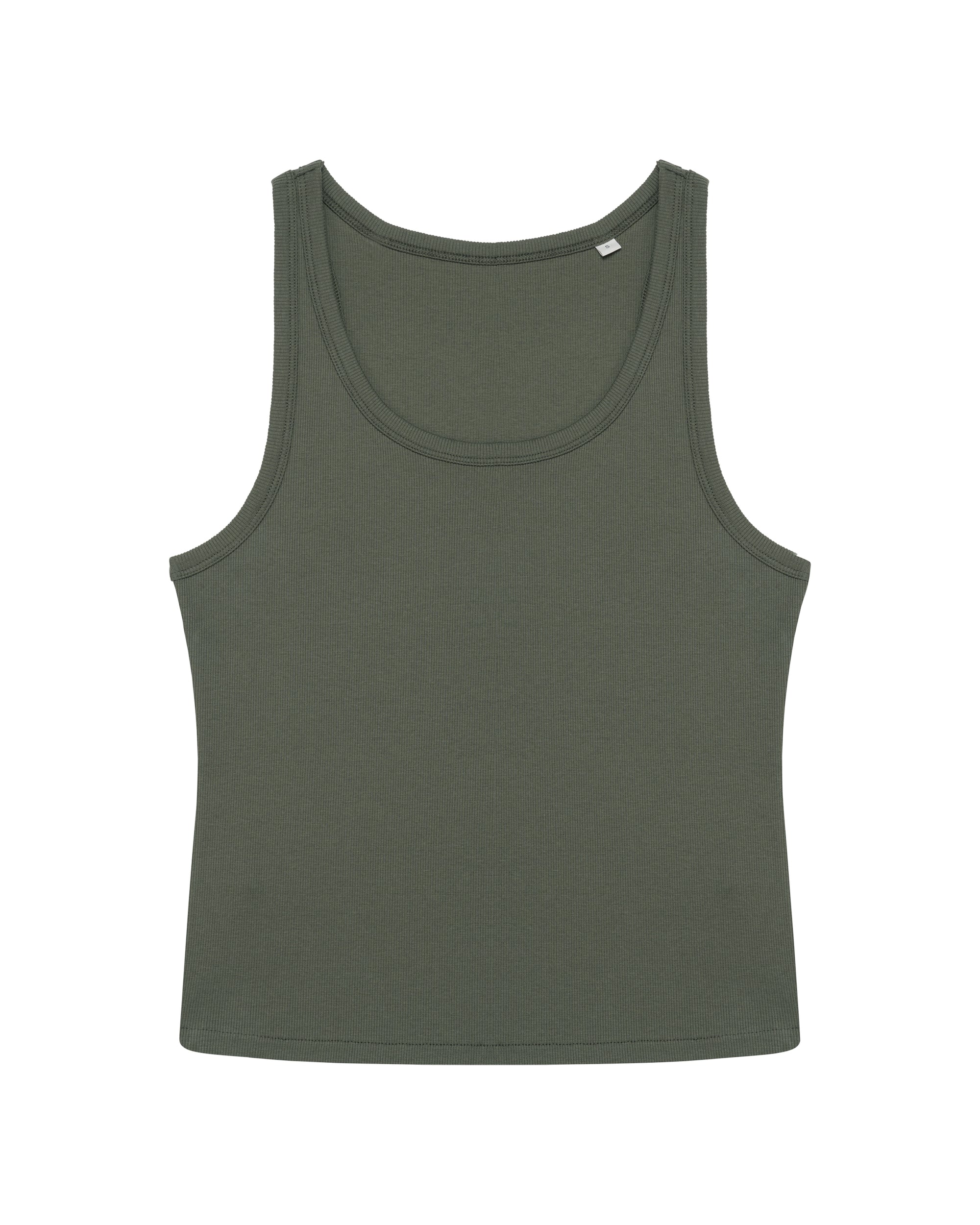 Débardeur côtelé en Coton Bio - Femme